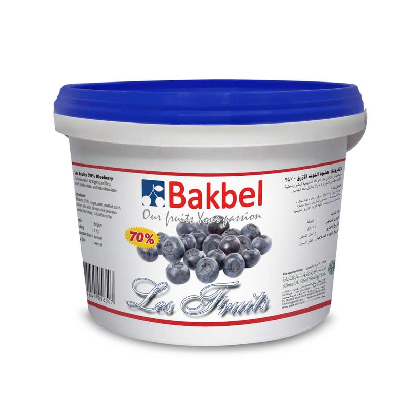 Bakbel Blueberry Filling 70 % - 6 kg