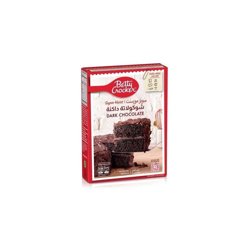 Betty Crocker Dark Chocolate Mix 510 gm × 12 - Carton