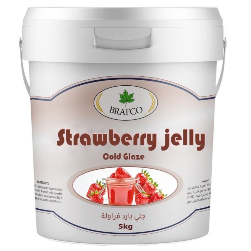 Brafco Strawberry Jelly Cold Glaze 5 Kg