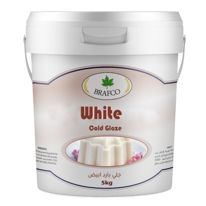 Brafco White Jelly Cold Glaze 5 Kg