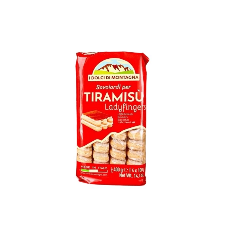 I Dolci Di Montagna Savoiardi Ladyfingers 400 gm × 15 - Carton