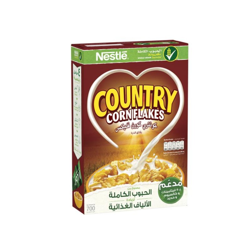 Nestle Country Corn Flakes 500 gm × 16 - Carton