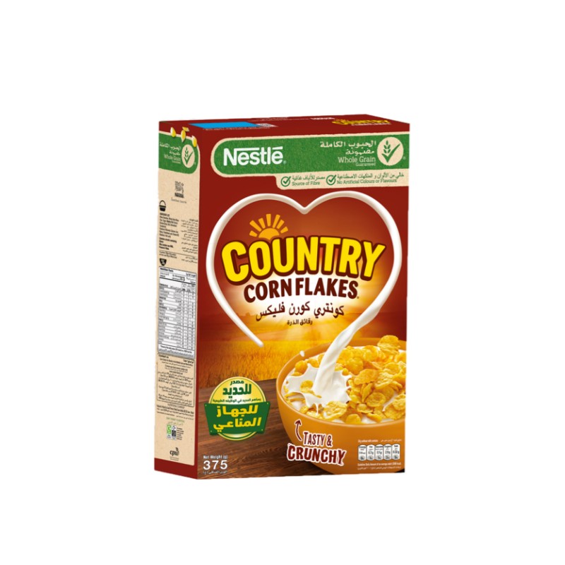 Nestle Country Corn Flakes 375 gm × 14 - Carton