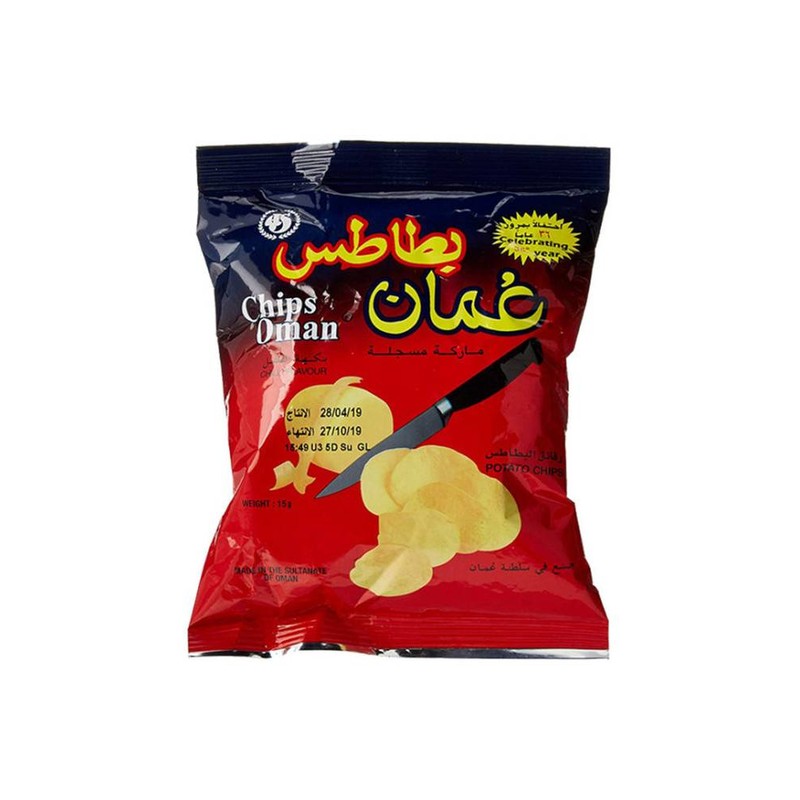 Oman Chips 13 gm × 23 pcs × 4 bags - Carton