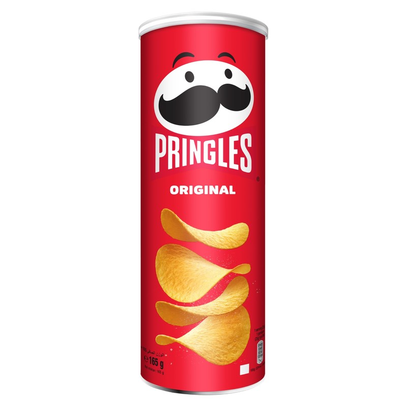 Pringles Chips Original Flavor 165 gm × 19 - Carton
