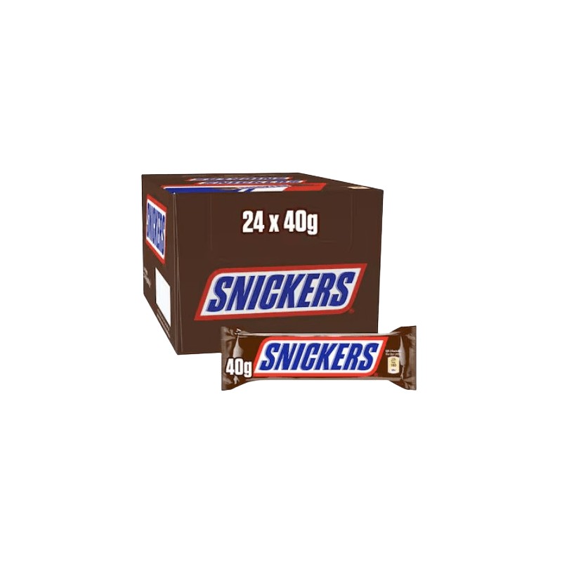 Snickers Chocolate 40 gm × 24 Pcs × 12 - Carton