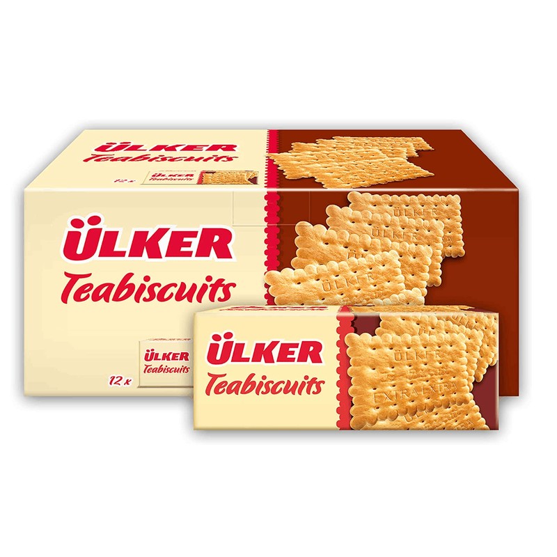 Ulker Tea Biscuits 147 gm × 12 × 6 - Carton