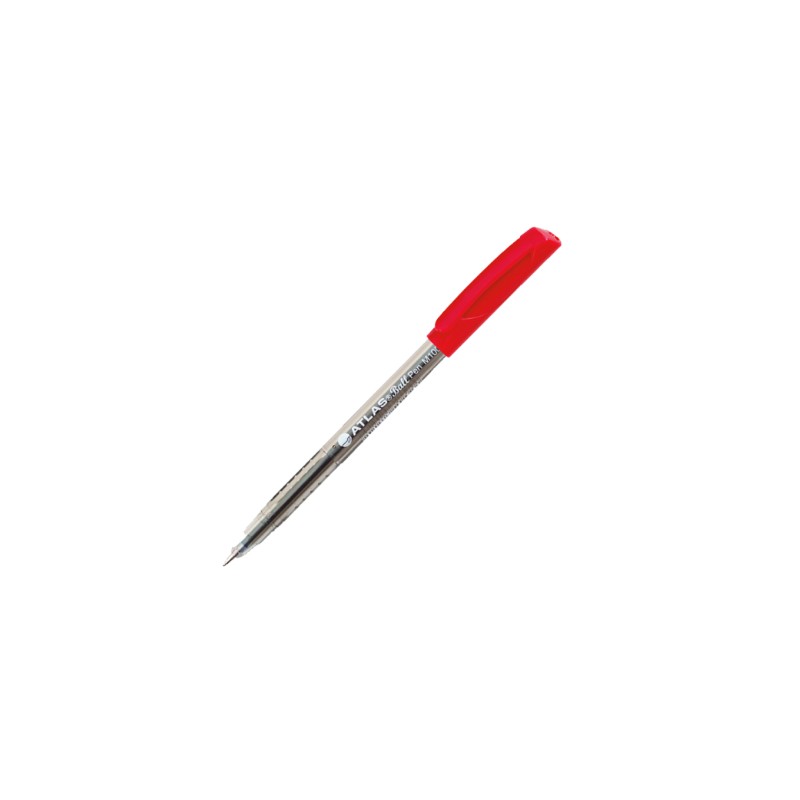 Atlas Ballpoint Pen Red 10 pcs