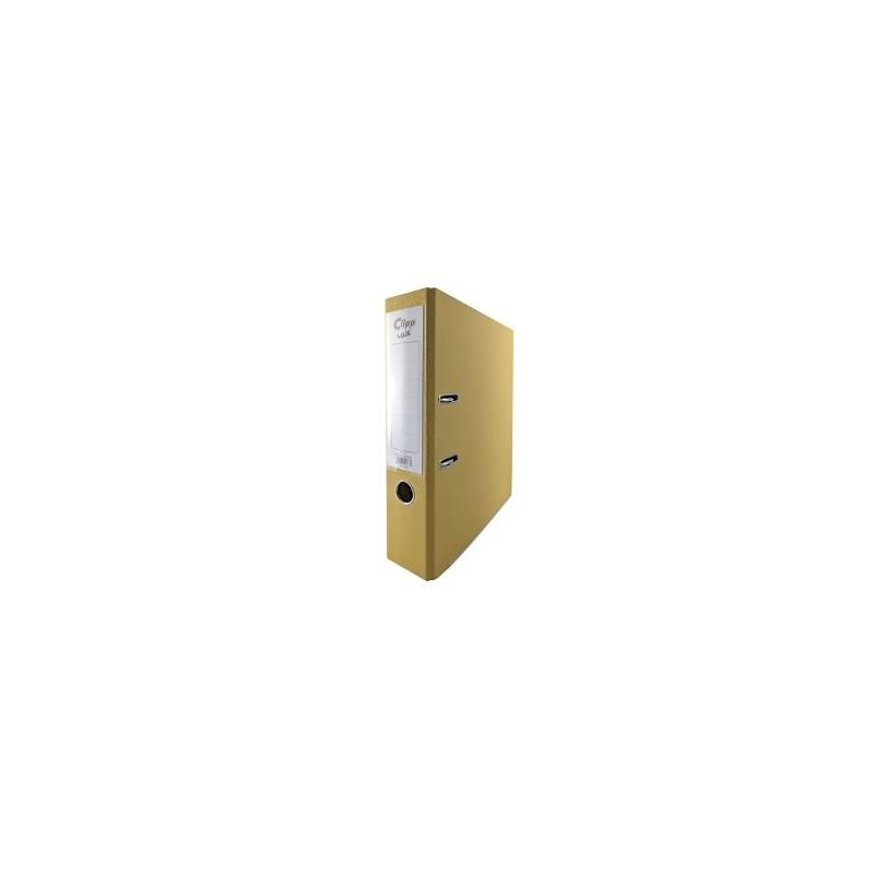 Clipp Plastic Box File Size 7.5 cm Yellow