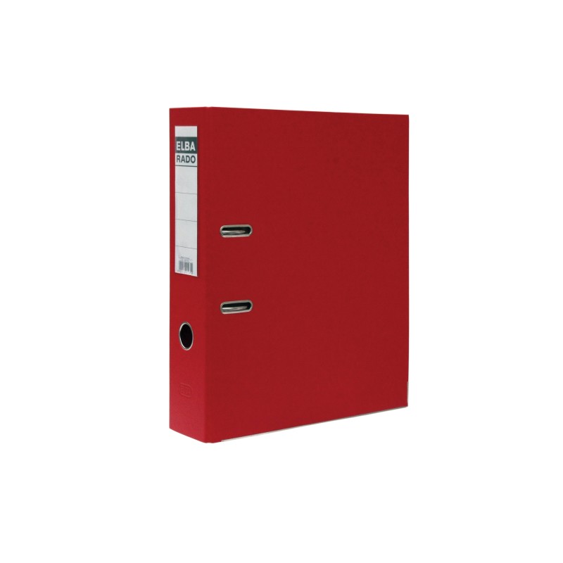 Elba Rado Premium Box File F-S size 5 cm Red