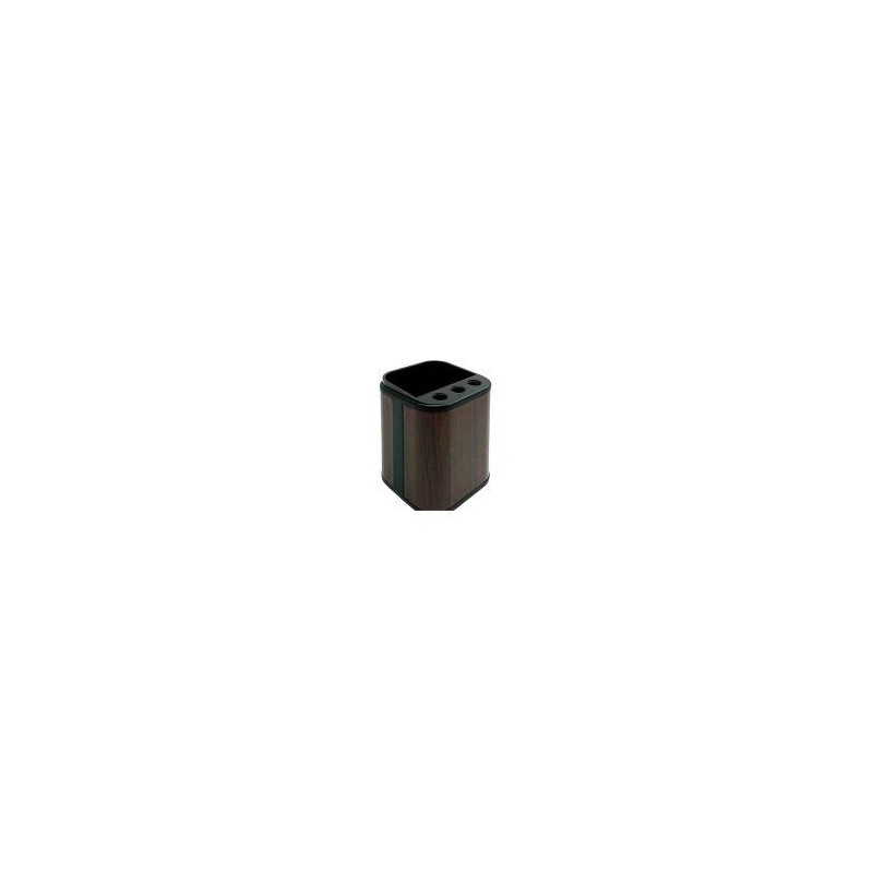 Elsoon Square Wooden Pen Cup