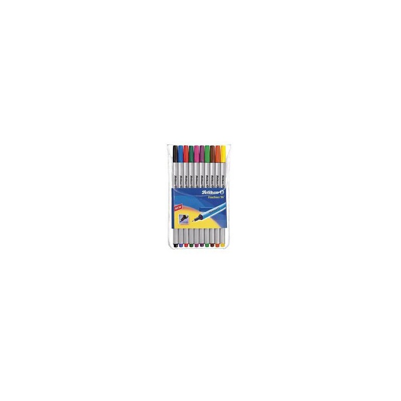 Pelikan Fineliner size 0.4mm set of 10 Colors