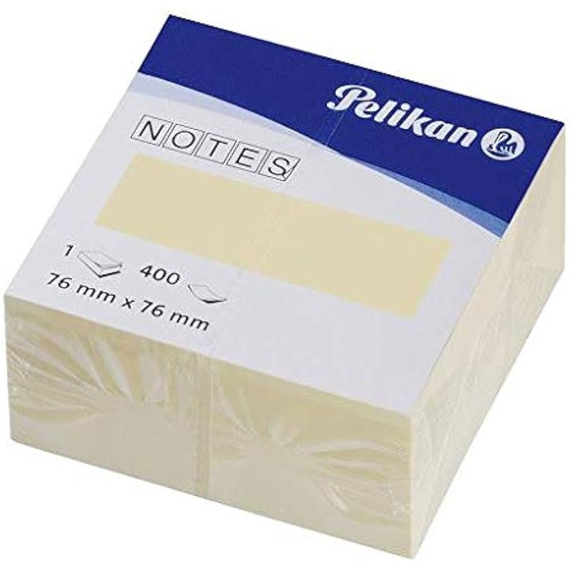 Pelikan Yellow Cube Stick Note size 76 × 76 mm × 400 Sheets