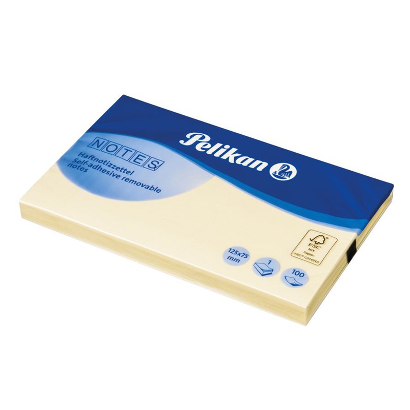 Pelikan Yellow Sticky Note 127 × 76 mm × 100 sheets × 3 Pcs