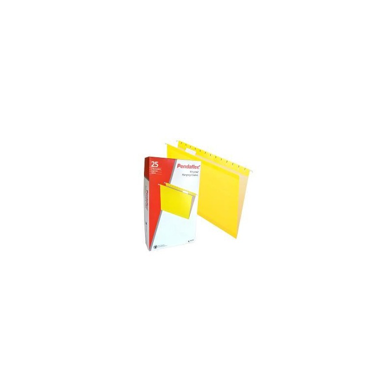 Pendaflex Legal Size Hanging Files Yellow 25 pcs