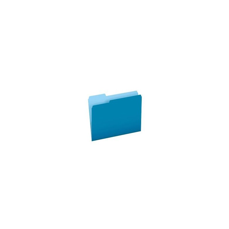 Pendaflex File Folders Letter Size 1-3 Cut Blue Color 5 pcs