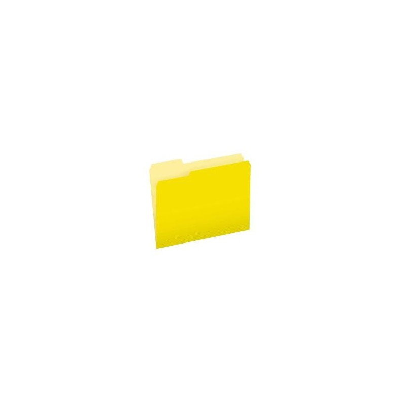 Pendaflex File Folders Letter Size 1-3 Cut Yellow Color 5 pcs
