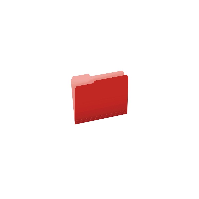 Pendaflex File Folders Letter Size 1-3 Cut Red Color 5 pcs
