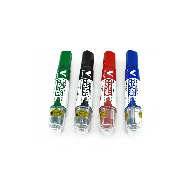 Pilot Whiteboard Marker Chisel Tip Set of 4
