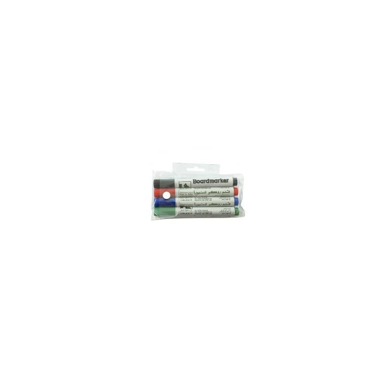 Roco Whiteboard Makers with Chisel Tip Set of 4 Colors
