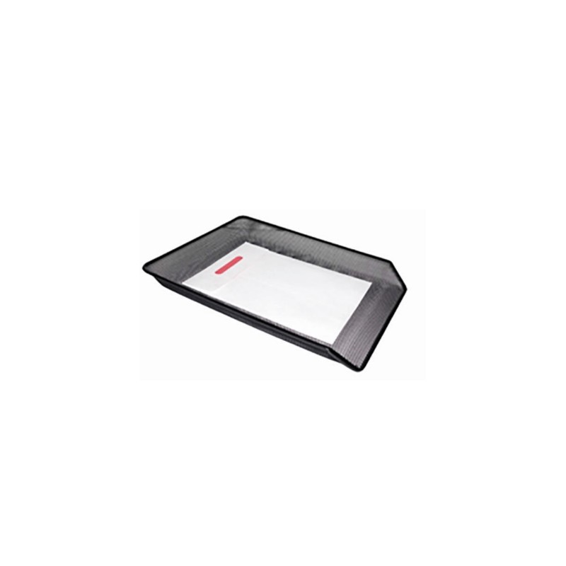 Silver Single Metal Mesh Letter Tray