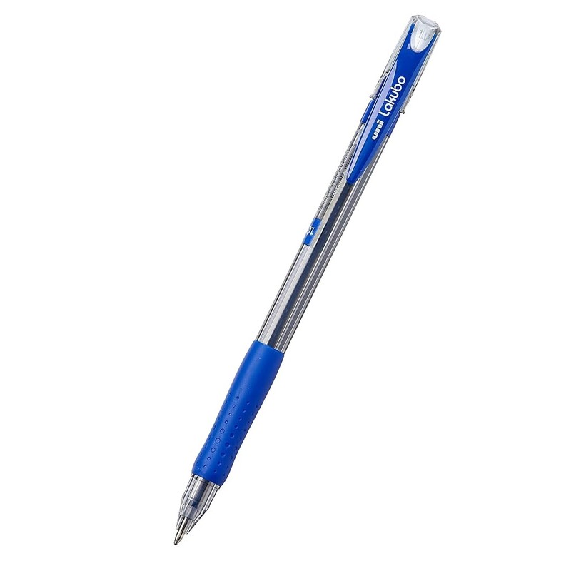 Uni-Ball Lakubo Blue Pen With Grip 3 pcs