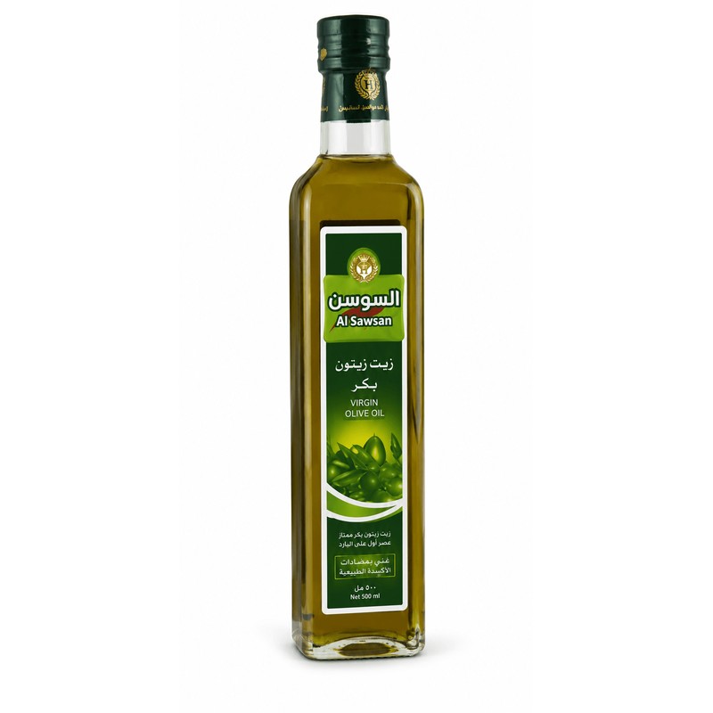 AL Sawsan Virgin Olive Oil 500 ml × 12 - Carton