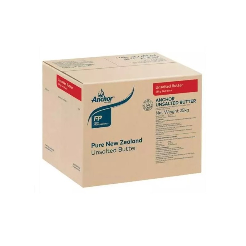 Anchor Pure New Zeeland Unsalted Butter 25 kg