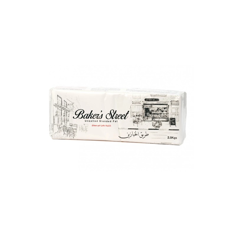 Bakers Street Unsalted Blended Fat Butter 2.5 kg × 10 - Carton