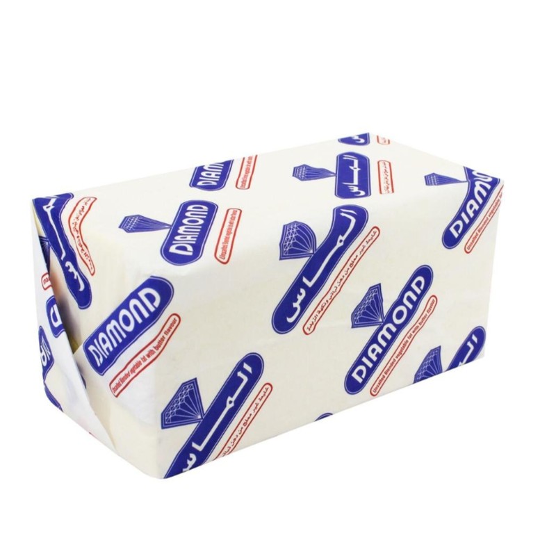 Bareeq Almas Unsalted Vegetable Fat Margarine With Butter Flavor 2.5 kg × 10 - Carton