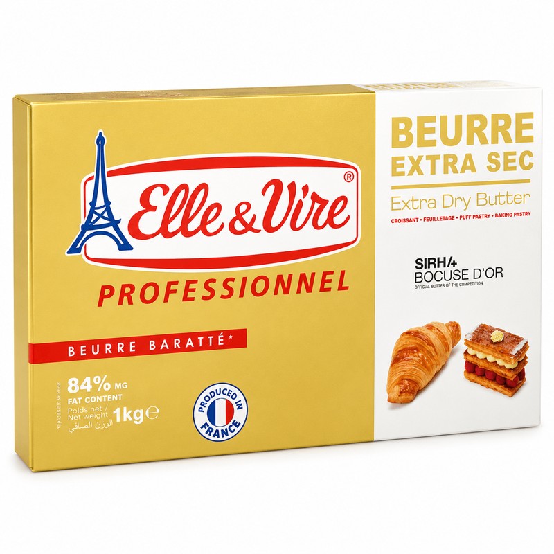 Elle & vire Butter Fat Extra Dry Sheets 1 kg × 10 - Carton