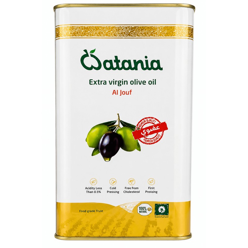 Watania Aljouf Organic Olive Oil 4 L
