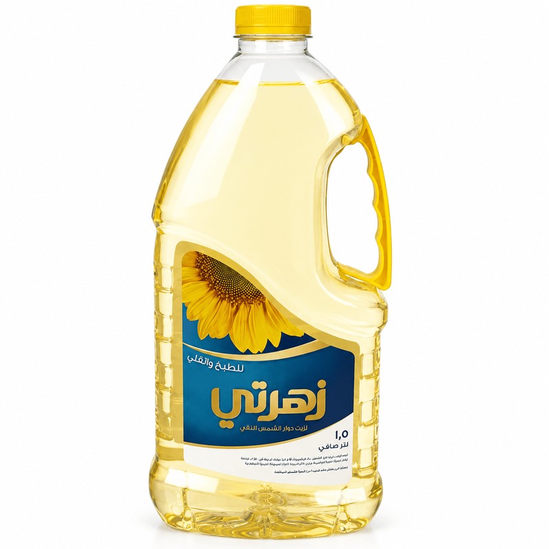 Zahrati Cooking And Frying Sunflower Oil 1.5 L × 6 - Carton