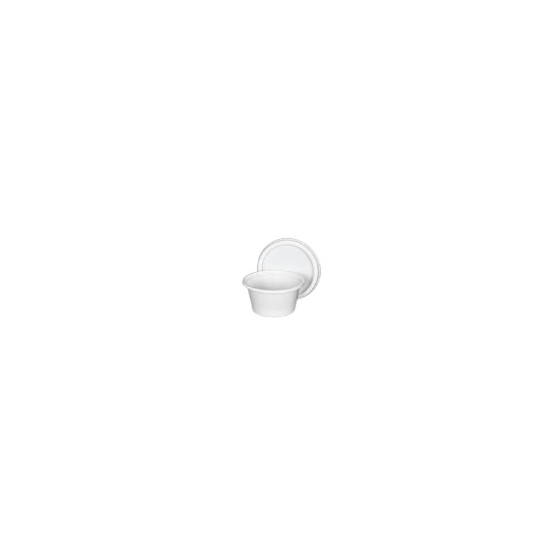 Arnon Plastic White Container With Lid 50 gm × 100 pcs × 20 - Carton