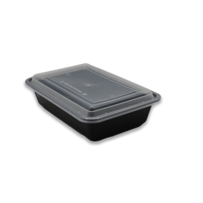 Microwavable Rectangle Containe 24 oz × 150 pcs - Carton