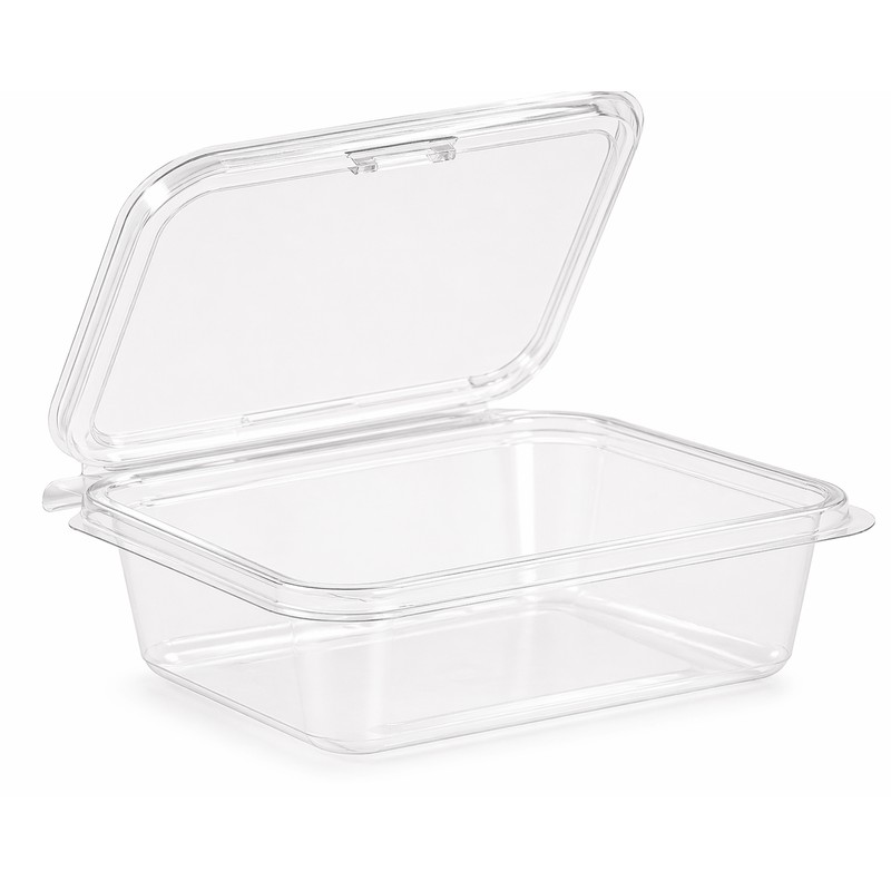 Plastic Container with lid 24 oz × 200 - Carton