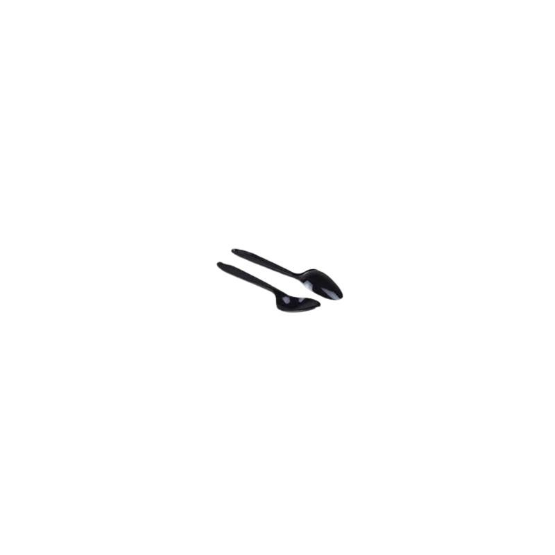 VIP Black Plastic Spoons 1000 pcs