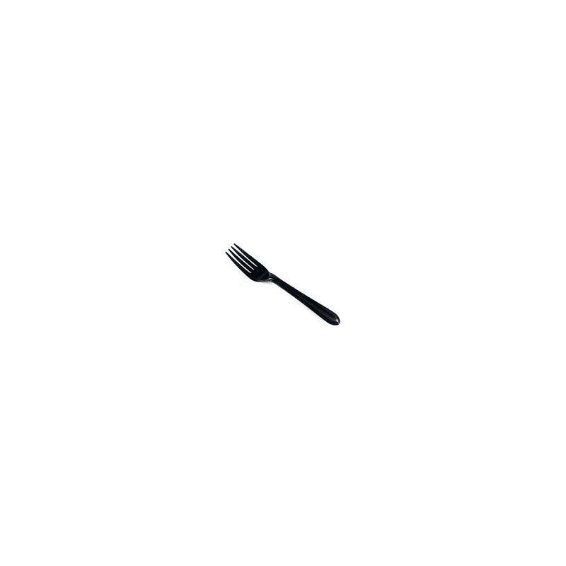 VIP Black Plastic Forks 1000 pcs - Carton