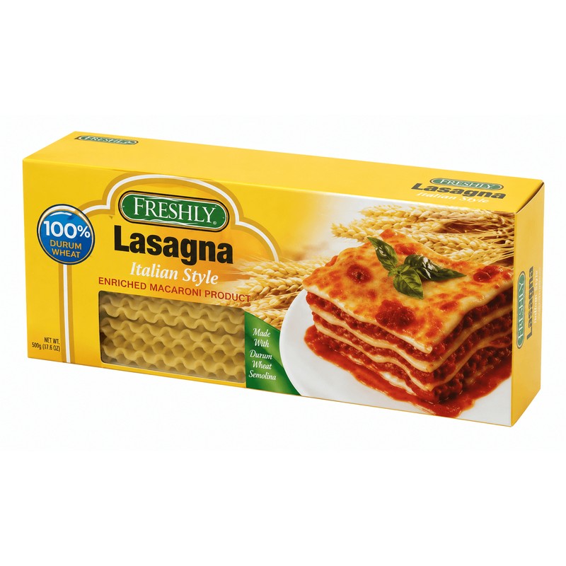 Freshly Lasagna Pasta 454 gm × 12 - Carton