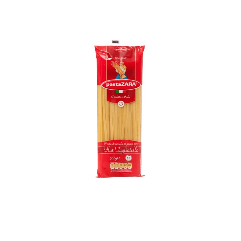 Pasta Zara Tagliatelle Flat No 13 - 500 gm × 15 - Carton
