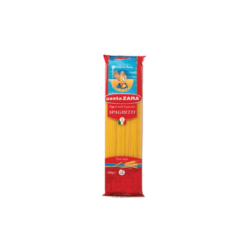 Pasta Zara Spaghetti 500 gm No 13 - × 20 - Carton