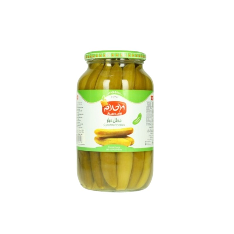 Al Ahlam Pickled Cucumber 2 kg × 4 - Carton