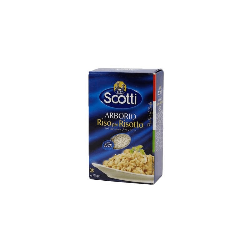 Scotti Arborio Rice For Risotto 1 kg × 10 - Carton