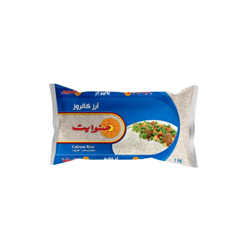 Sunwhite Calrose Rice 1 kg × 20 - Carton