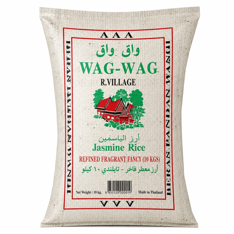 Wag Wag Jasmine Rice 5 kg × 8 - Carton