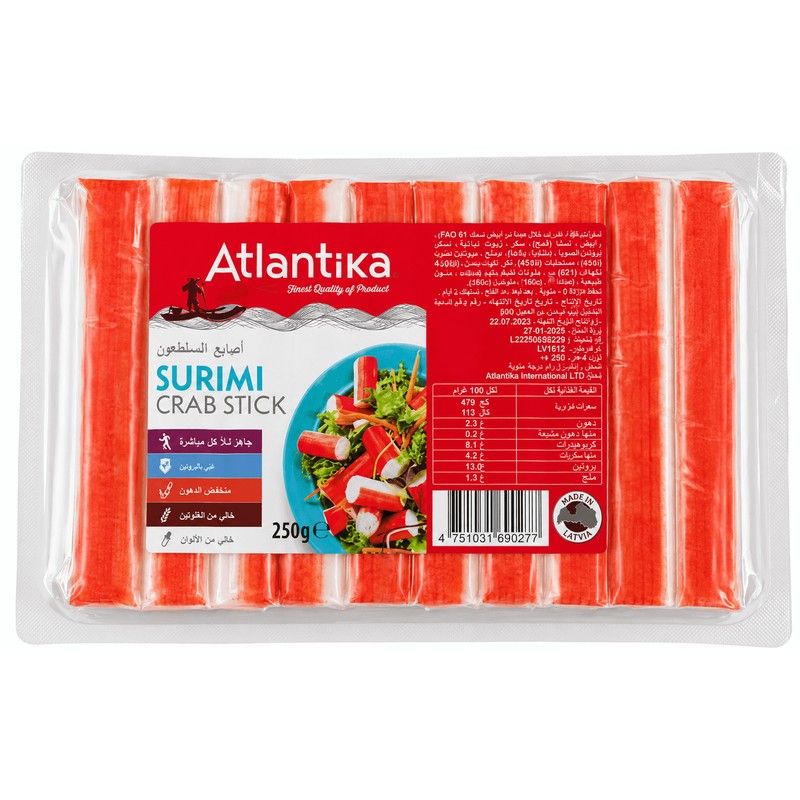 Atlantika Crab Stick 250 gm × 20 - Carton