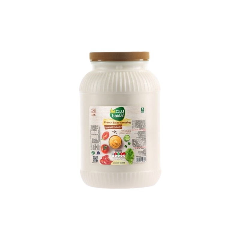 Baidar French Dressing 3.78 L × 4 - Carton