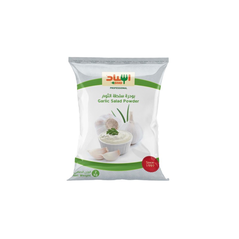 Esnad Garlic Salad Powder 2 kg × 6 - Carton