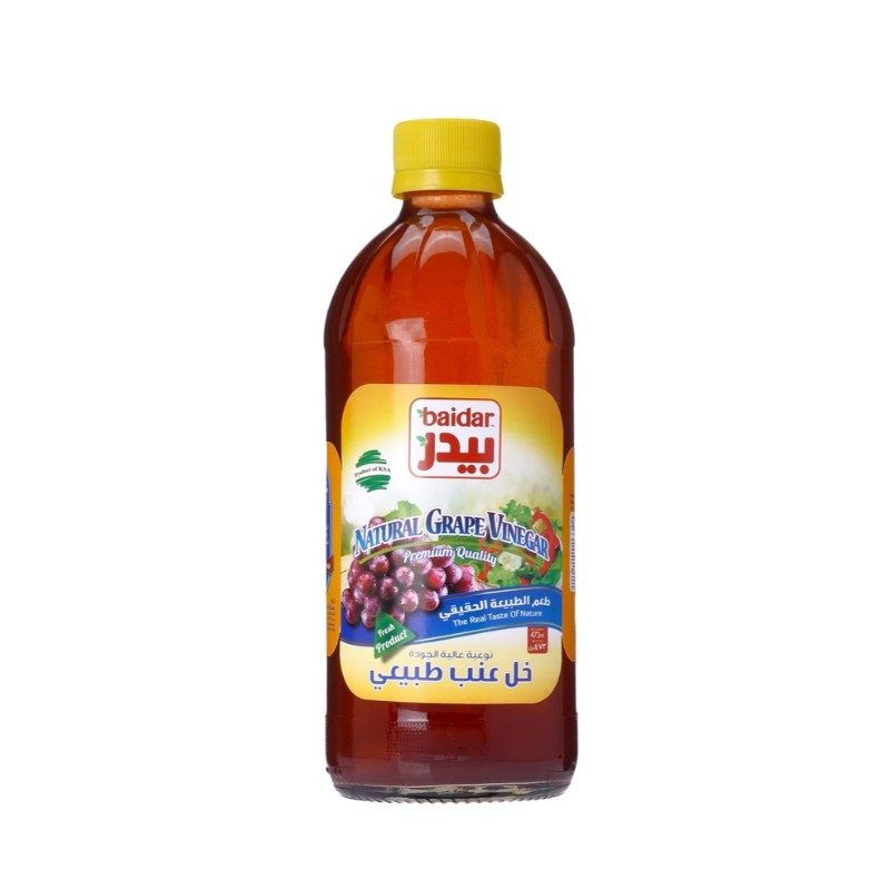 Baidar Natural Grape Vinegar 473 ml × 24 - Carton