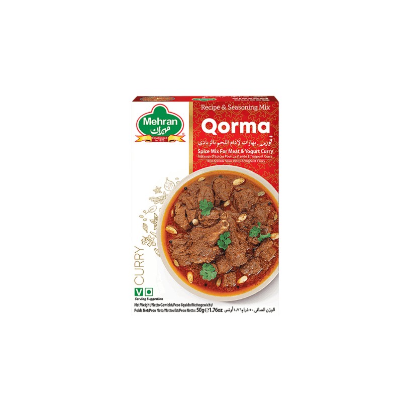 Mehran Spice For Meat & Yogurt Curry 50 gm × 48 - Carton